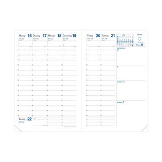 QUO-VADIS Agendas année scolaire - UNIVERSITAIRE - Semainier - 10x15cm - Club - Année 2024-2025  