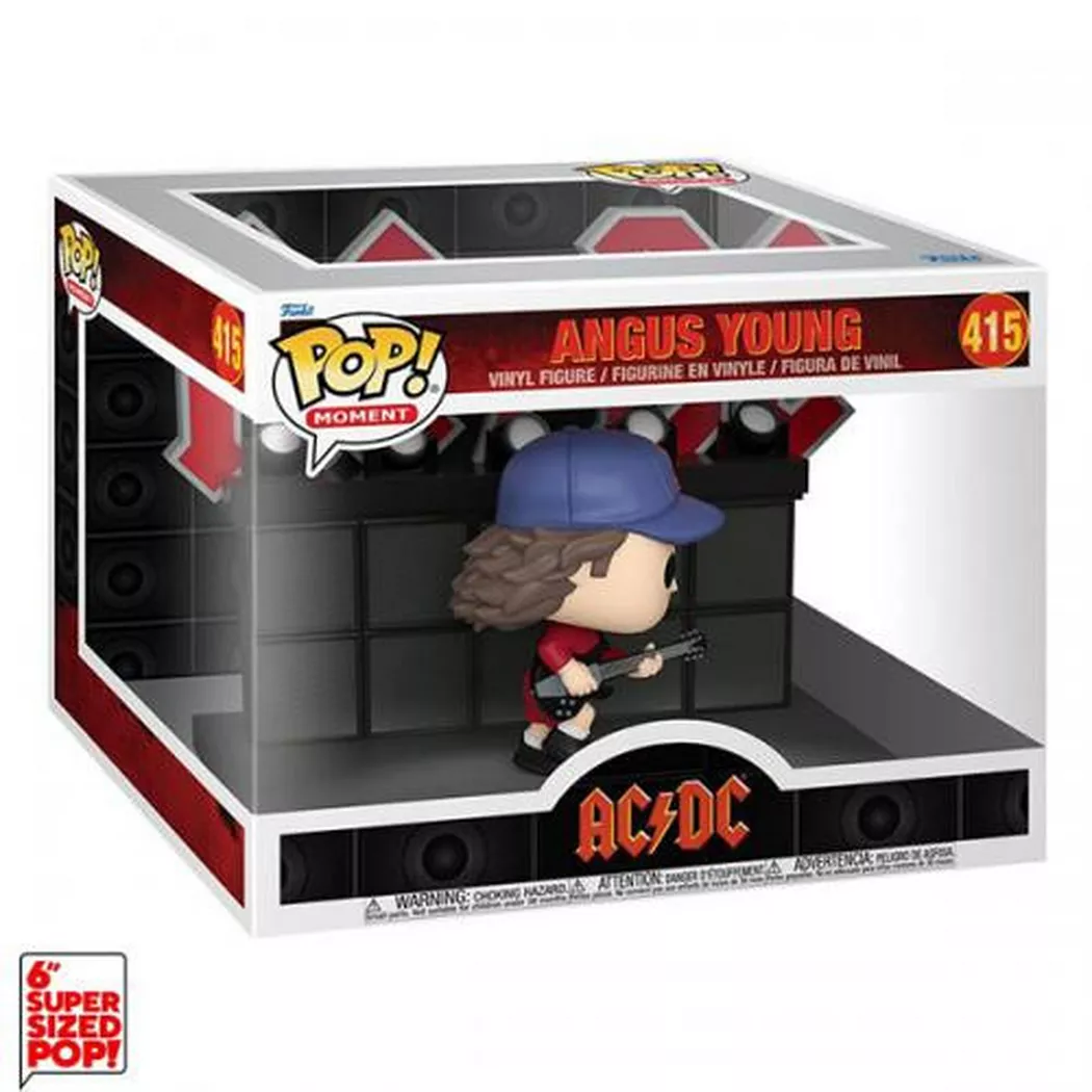 Funko Pop! Moments: AC/DC - Angus Young - Figura de Vinilo Coleccionable: ¡Bailando al Ritmo del Rock!