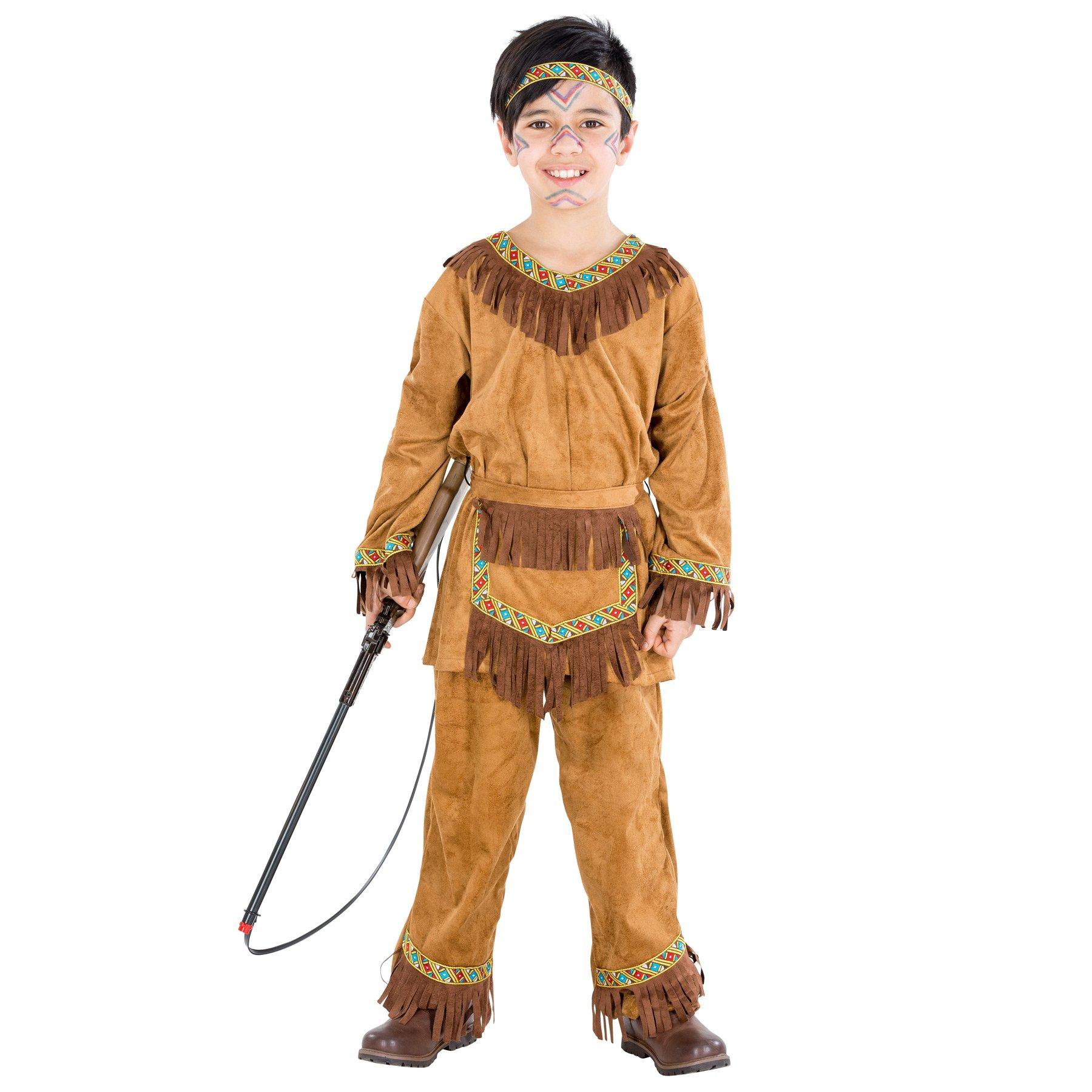 Tectake  Costume pour garçon indien Petit Ours 