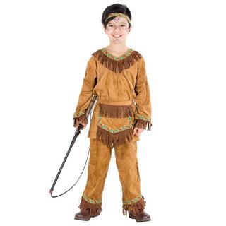 Tectake  Costume pour garçon indien Petit Ours 