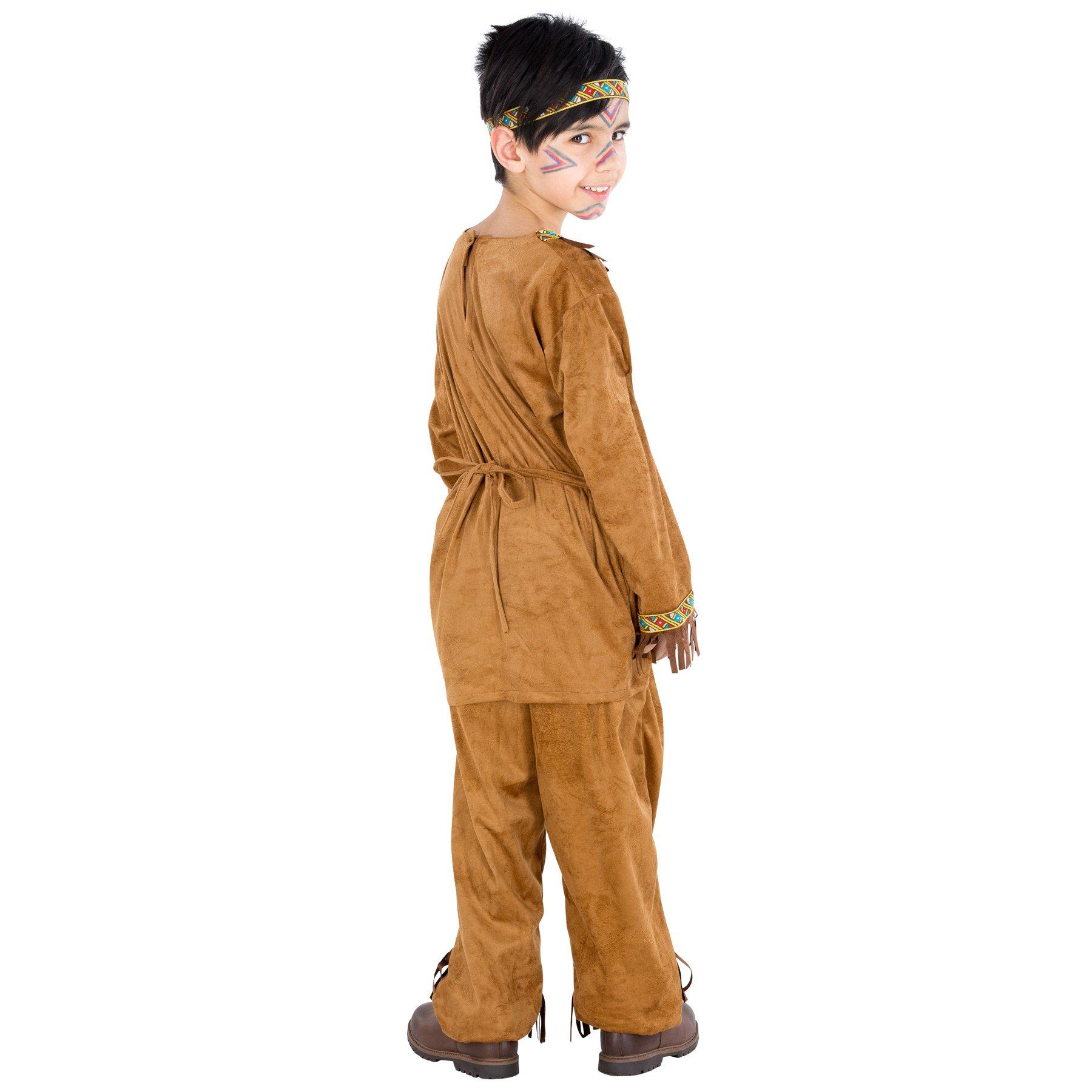 Tectake  Costume pour garçon indien Petit Ours 