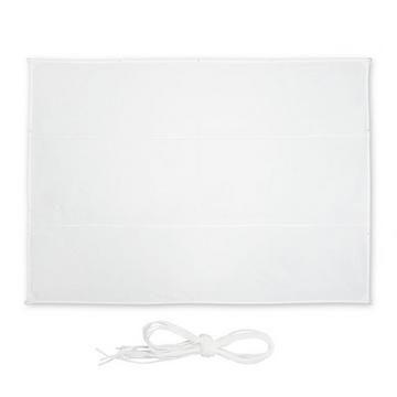 Voile d'ombrage rectangulaire blanc