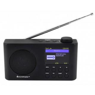 soundmaster  Soundmaster IR6500SW Radio portable Analogique et numérique Noir 
