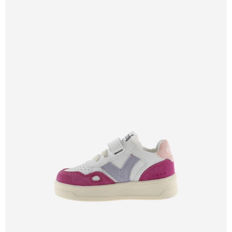 Victoria  scarpe da ginnastica con cinturino singolo in pelle crosta multicolore per bambini 