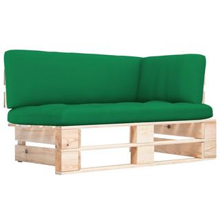 VidaXL Paletten ecksofa kiefernholz  