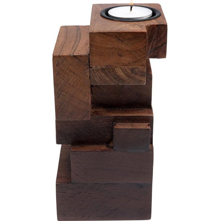 Bougeoir Bois Tetris 31