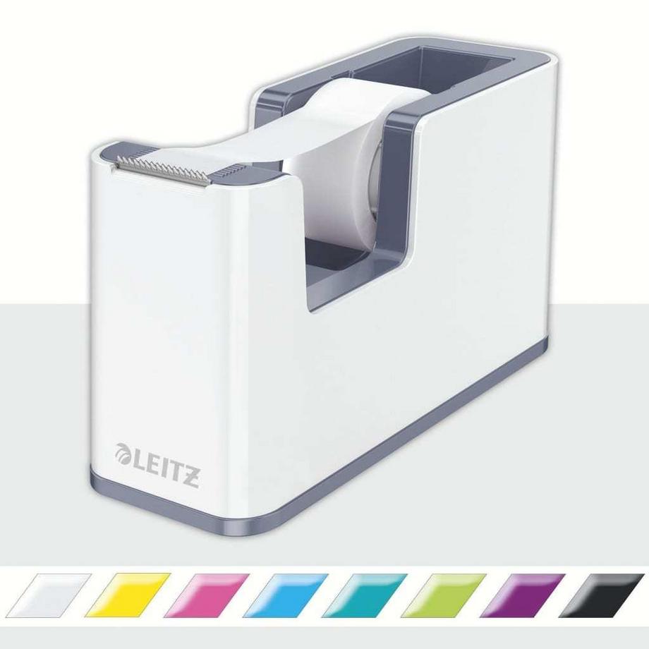 Leitz  LEITZ Klebebandabroller WOW 53641001 perlweiss 