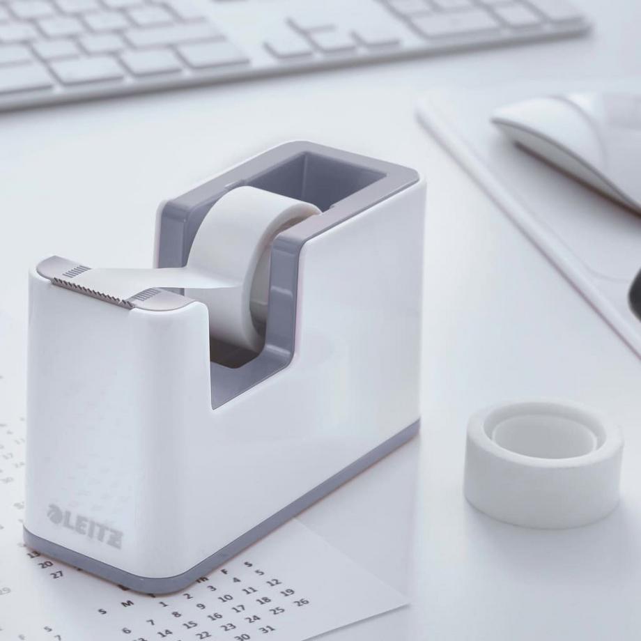 Leitz  LEITZ Klebebandabroller WOW 53641001 perlweiss 