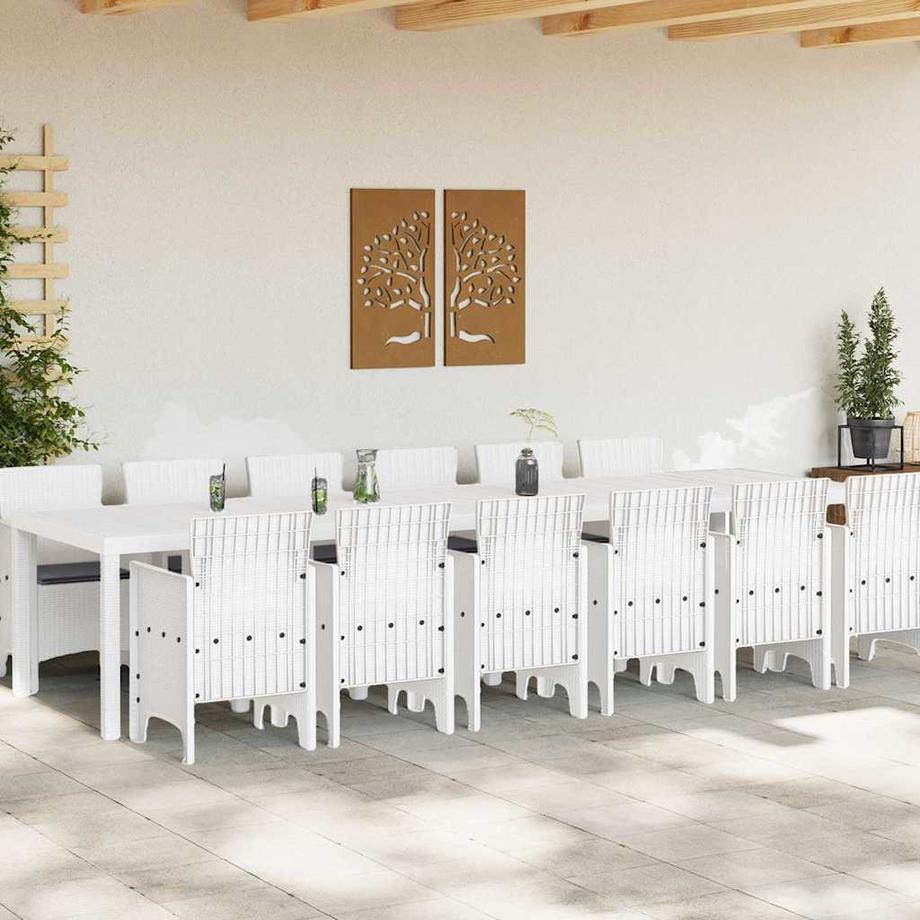 VidaXL Set da Pranzo per Giardino Polipropilene  
