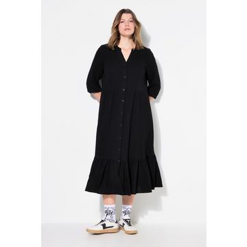 Robe maxi en mousseline, coupe évasée