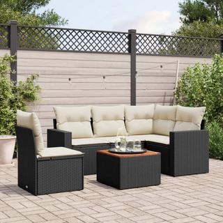 VidaXL set divano da giardino Polirattan  