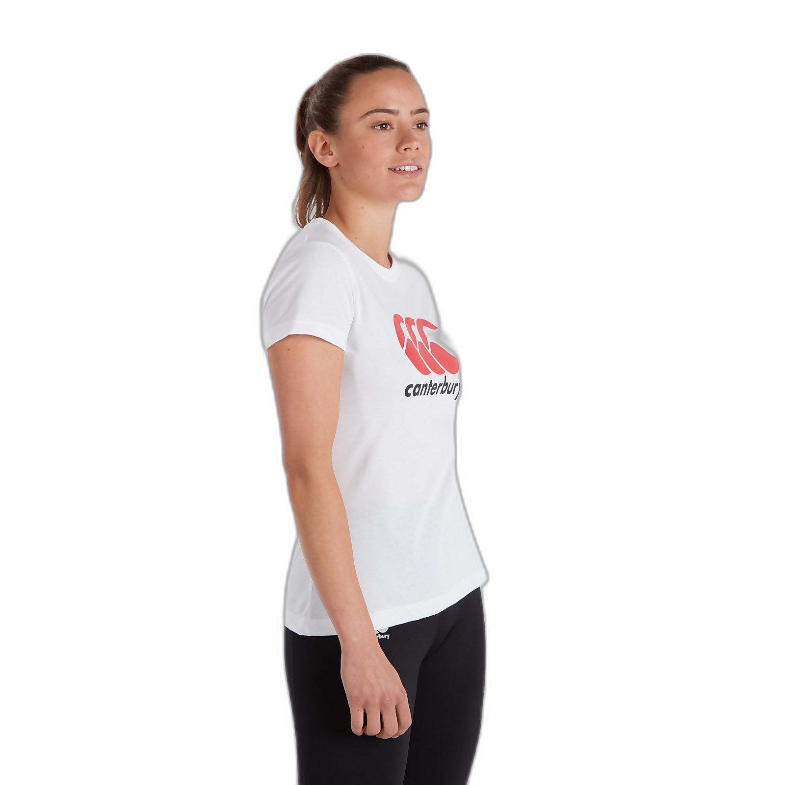 Canterbury  t-shirt con logo femminile 