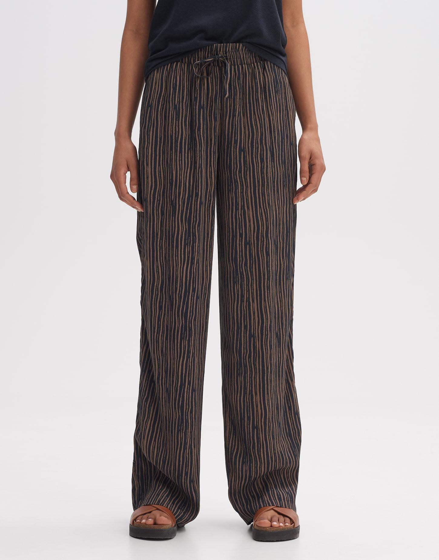 OPUS  Pantalon palazzo Manilo stripe Wide 