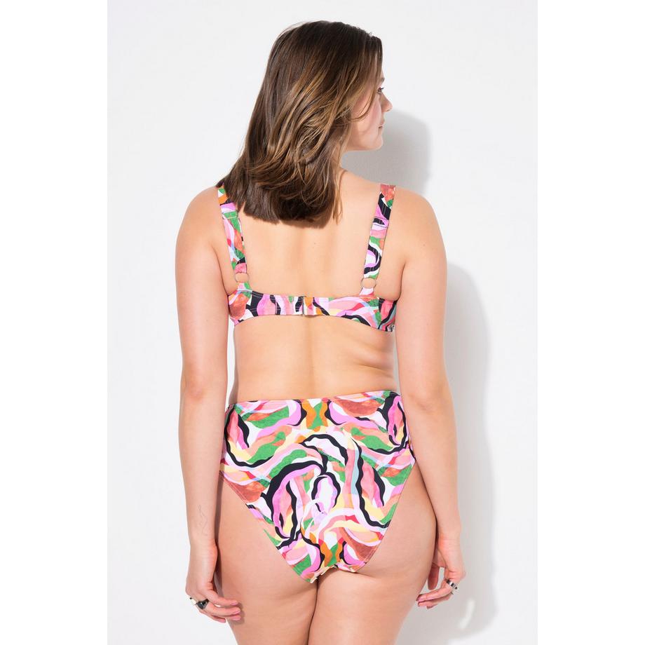 Studio Untold Haut de Bikini Imprimé Coloré Bonnets Souples  