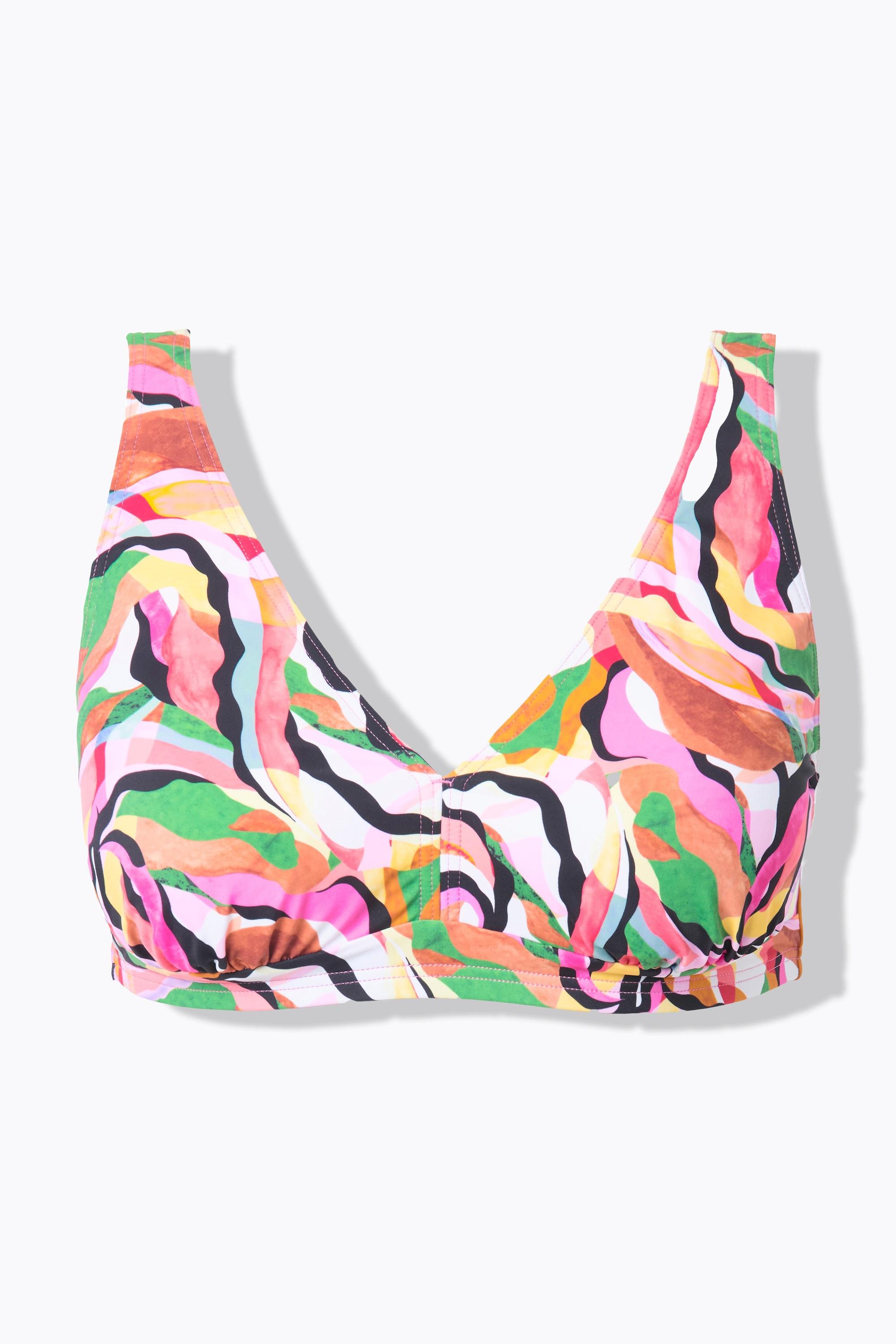 Studio Untold Top Bikini Stampa Colorata Coppe Morbide  