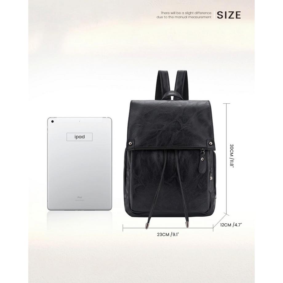 Only-bags.store Petit Sac à Dos de Ville Moderne Élégant Anti-Vol en Cuir PU  