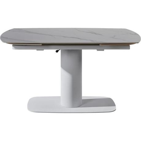 mutoni Table extensible Jeremia blanc 140-200x80  