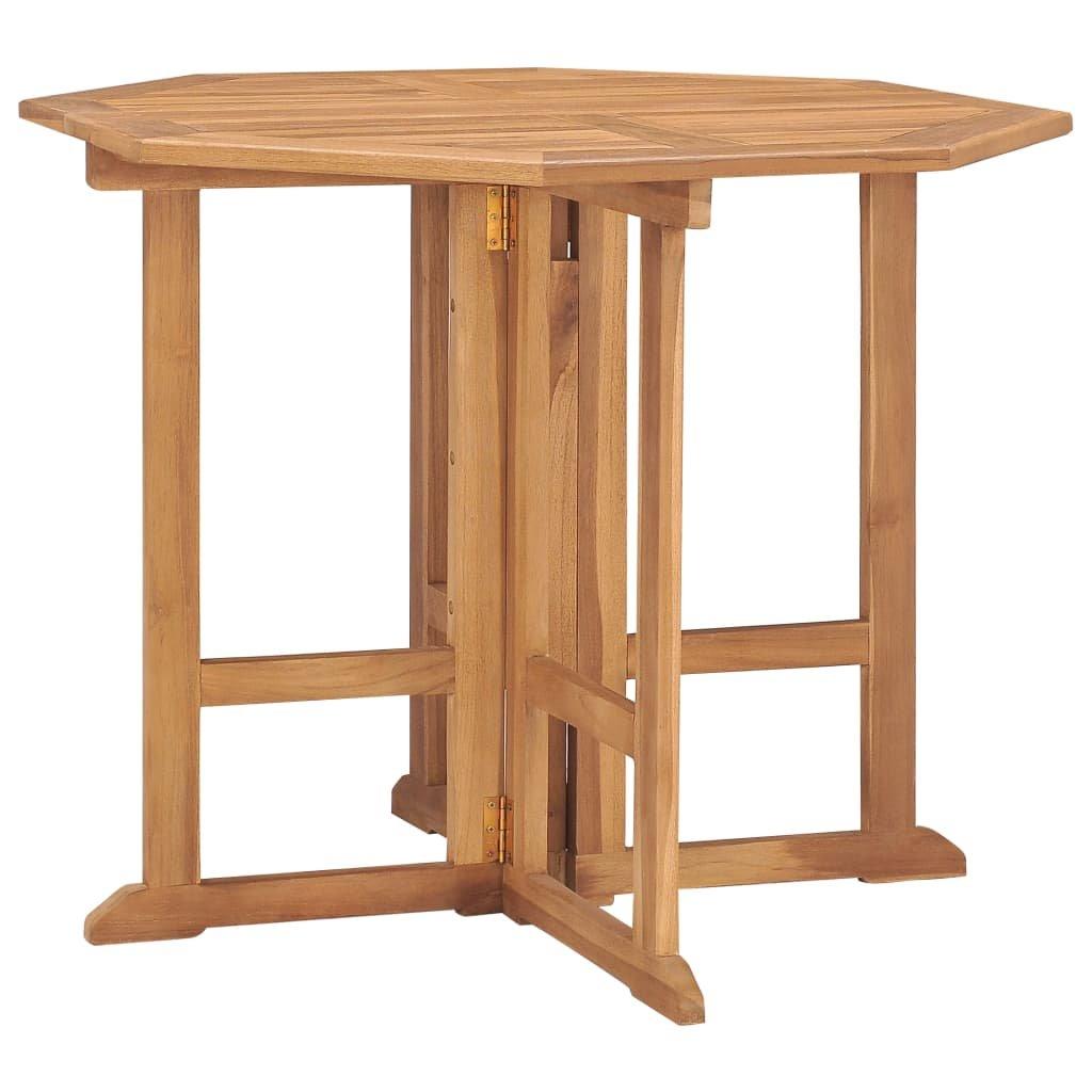 VidaXL set da pranzo da esterno Teak riciclato  