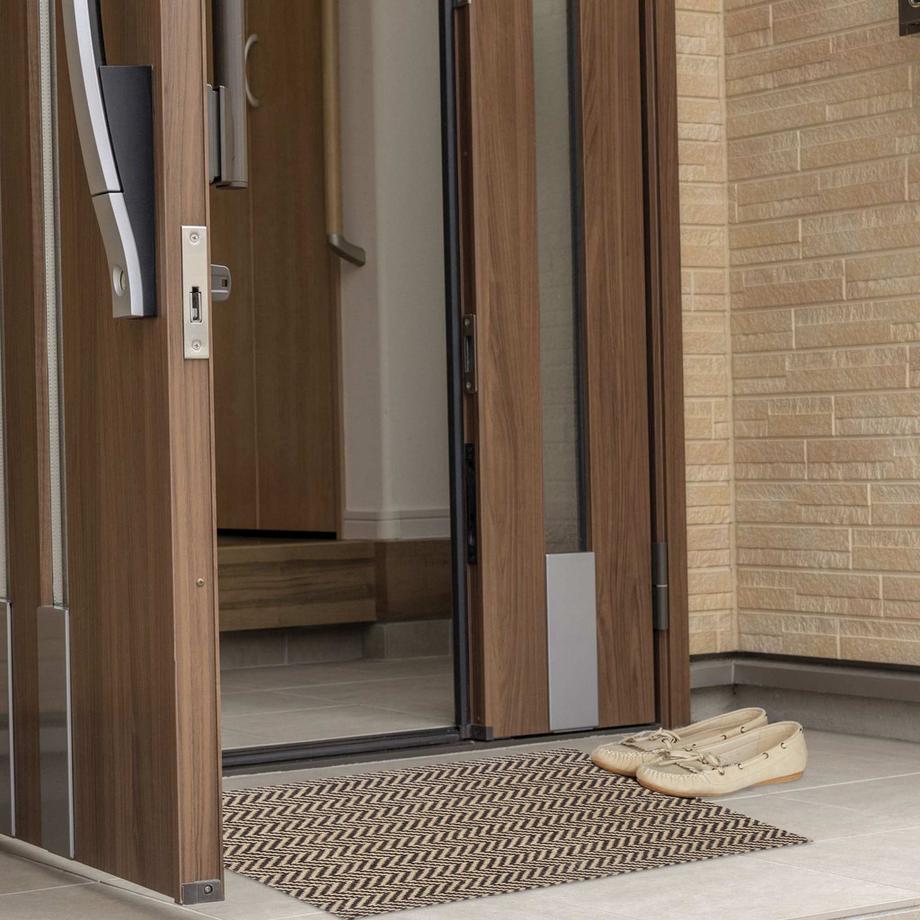 Northix Zerbino in juta a zigzag  