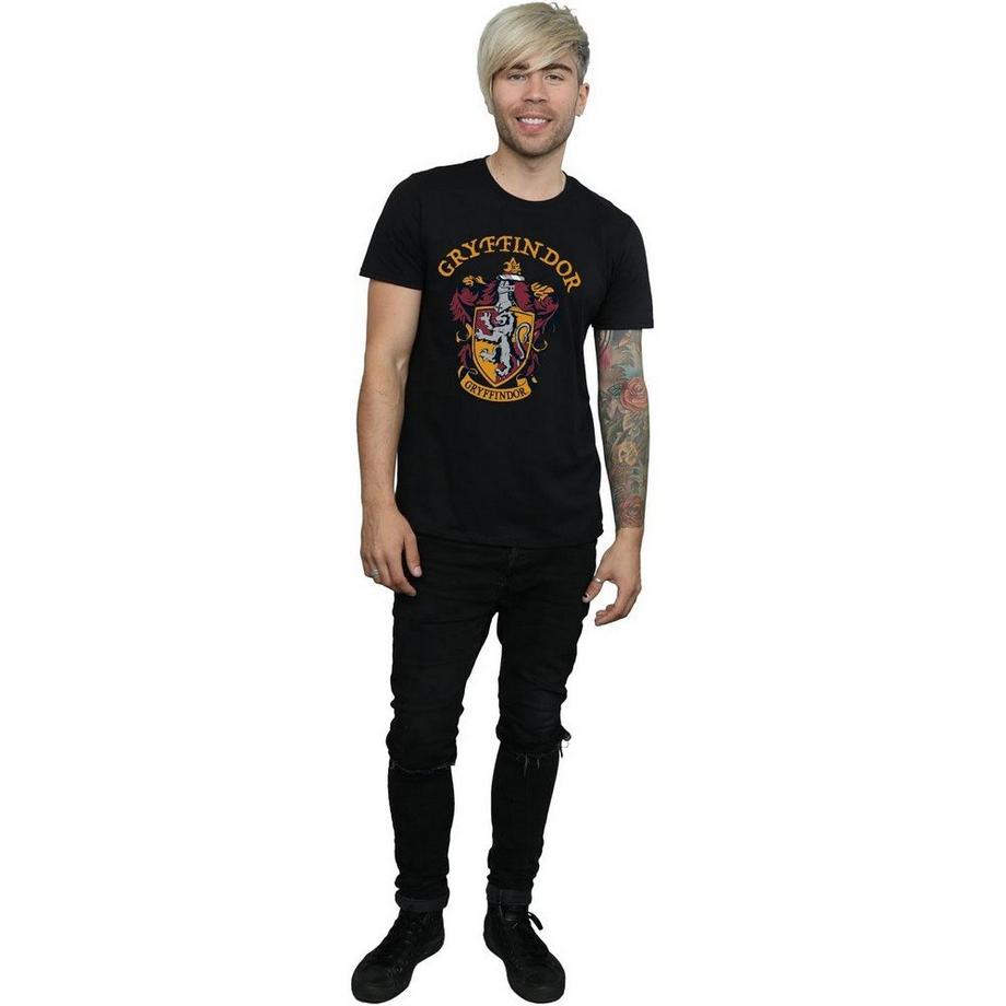 Harry Potter T-Shirt Gryffondor Blason Manches Courtes  