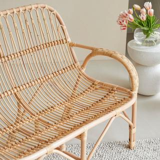 Tikamoon Bank aus Rattan natur Ondine  