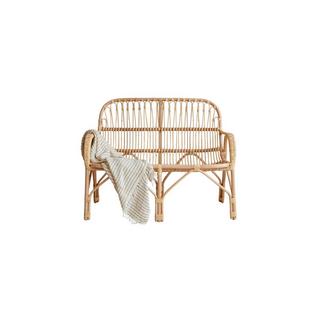 Tikamoon Bank aus Rattan natur Ondine  