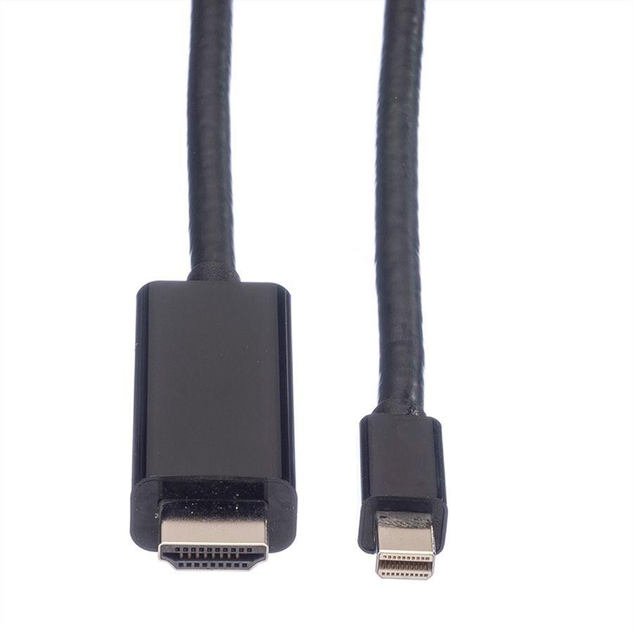 Value  VALUE 11.99.5796 cavo e adattatore video 2 m Mini DisplayPort Nero 