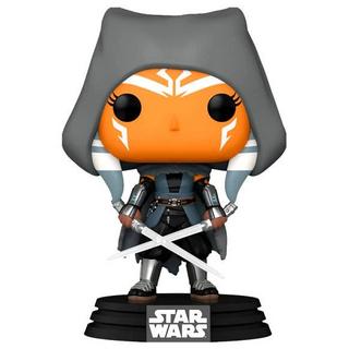 Funko  Figura POP Star Wars The Mandalorian Ahsoka con cappuccio Esclusivo 