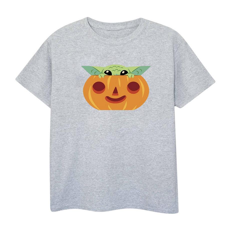 STAR WARS Star Wars Grogu Kürbis Bedrucktes T-Shirt  