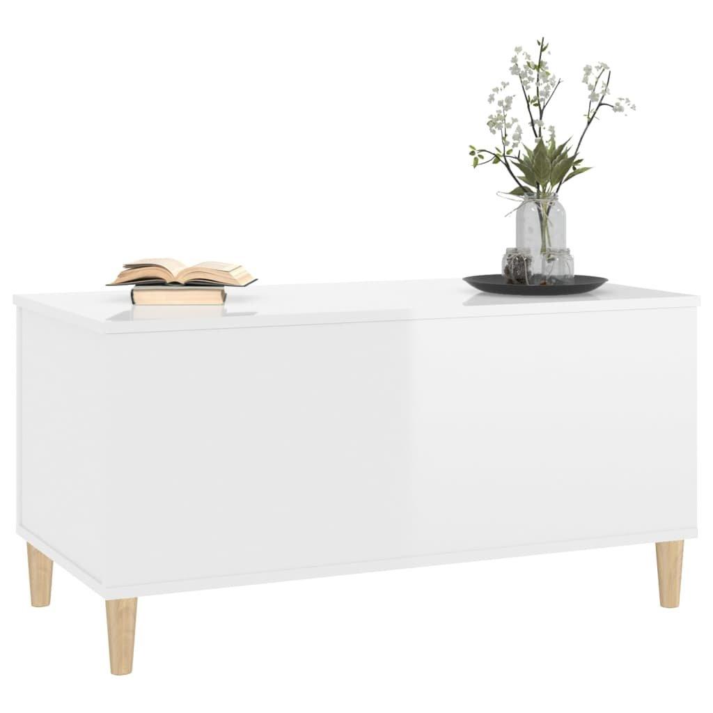 VidaXL Table basse bois d'ingénierie  