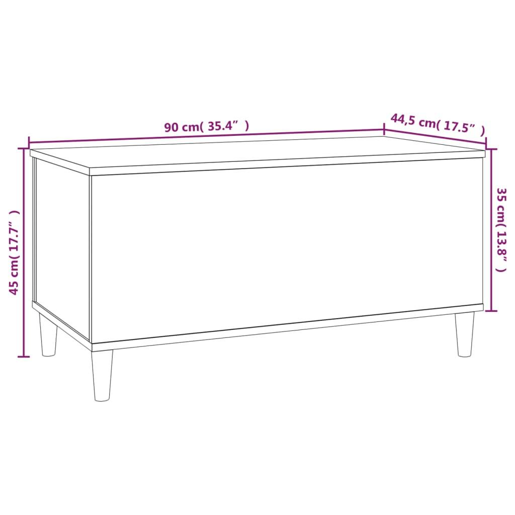 VidaXL Table basse bois d'ingénierie  