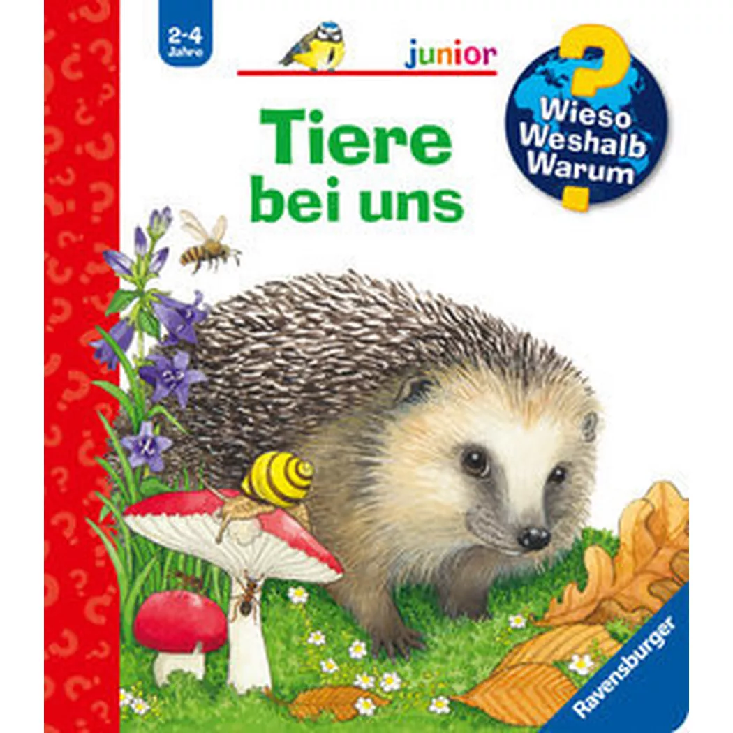 Ravensburger - Wieso? Weshalb? Warum? junior, Band 33: Tiere bei uns, Mennen, Patricia; Ebert, Anne (Illustrationen)