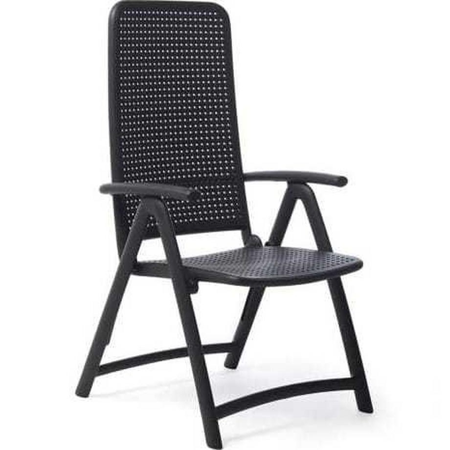 Chaise de jardin Darsena anthracite
