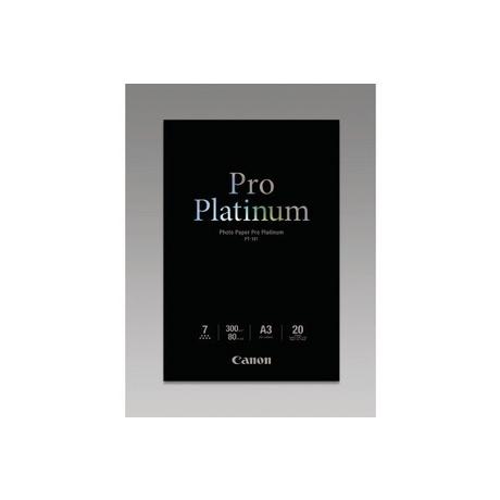 Canon  CANON Pro Platinum Photo Paper A3 PT101A3 InkJet glossy 300g 20 Blatt 