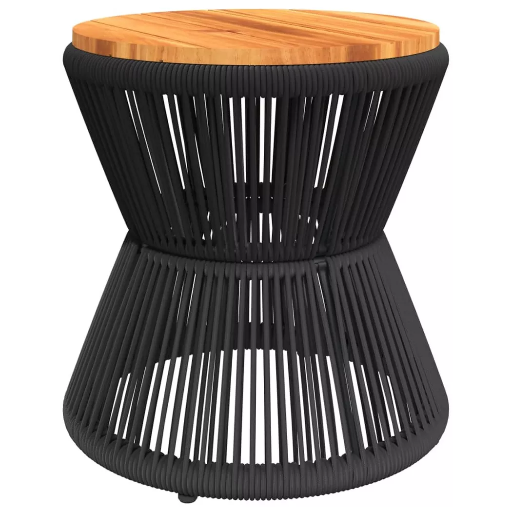 VidaXL - Couchtisch akazienholz, One Size, Schwarz
