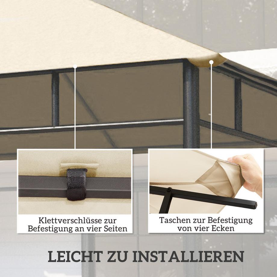 Outsunny Pavillon Ersatzdach  