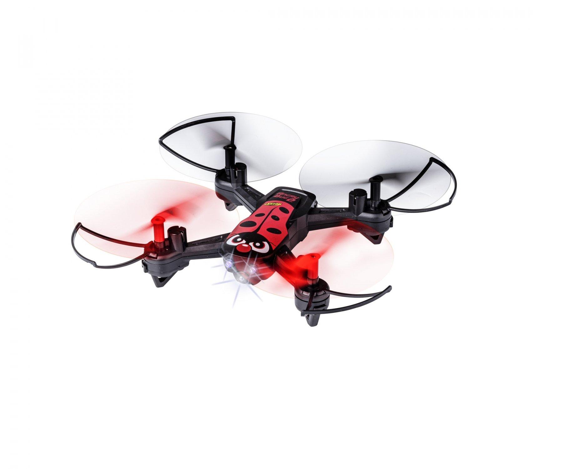 Carson  Carson X4 Quadcopter Angry Bug 2.0 4 Rotoren Quadrocopter 300 mAh Schwarz, Rot 