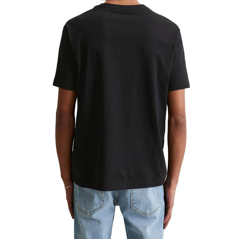 Marc O'Polo Denim T-shirt  Paquet de 2 Confortable à porter-T-Shirt, SSL, Logo Print, Reg F  