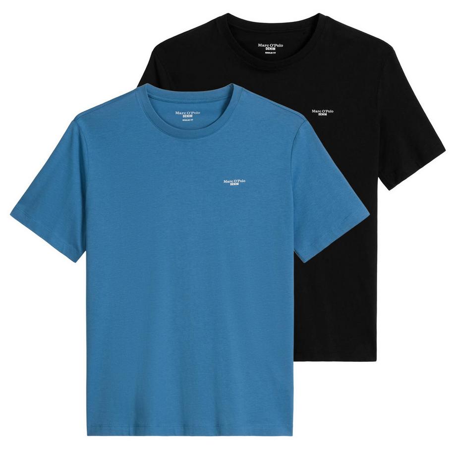 T-shirt  Paquet de 2 Confortable à porter-T-Shirt, SSL, Logo Print, Reg F