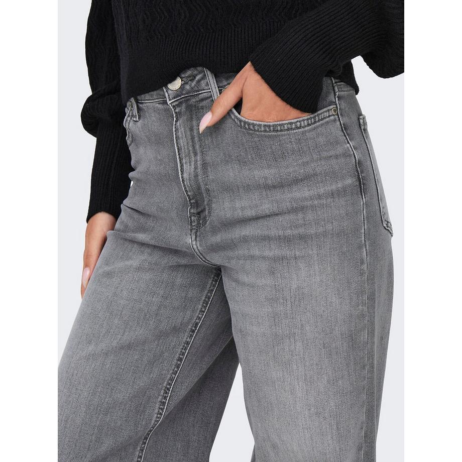 ONLY Jean Taille Haute Jambe Large  