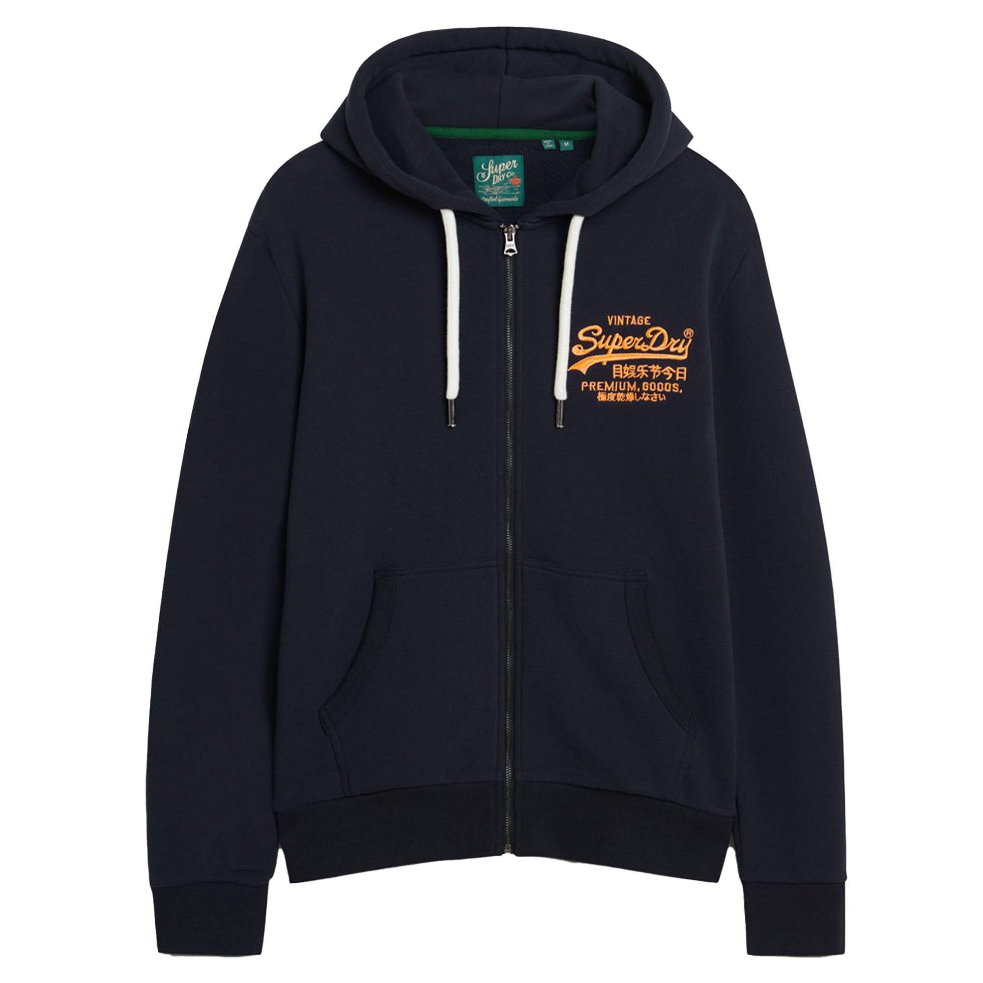 Superdry  Veste de sweat  Confortable à porter-Neon Vintage Logo Zip Hoodie 