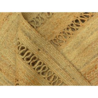 Vente-unique  Teppich geflochten, durchbrochen - 100 % Jute - 160 x 230 cm - Naturfarben - JARAVI 