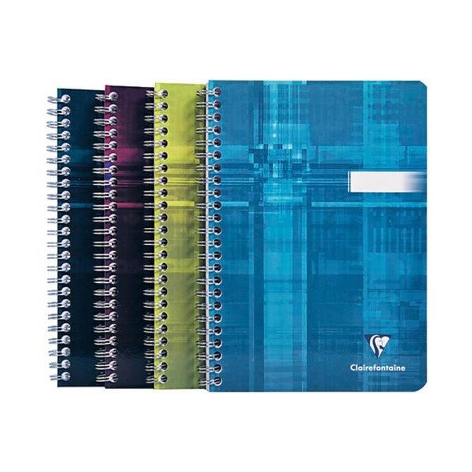 CLAIREFONTAINE Spiralheft ass. A5 8536 liniert 50 Blatt