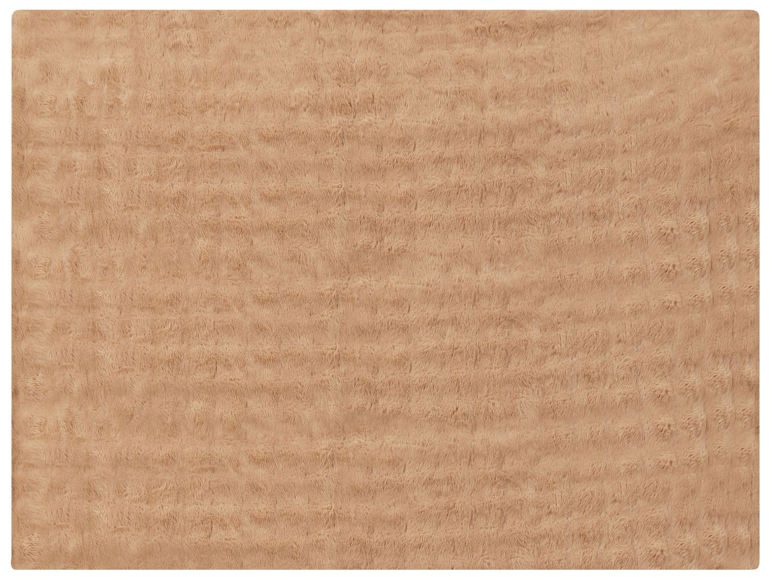 Beliani Salka Couverture Douillette Classique en Fausse Fourrure  