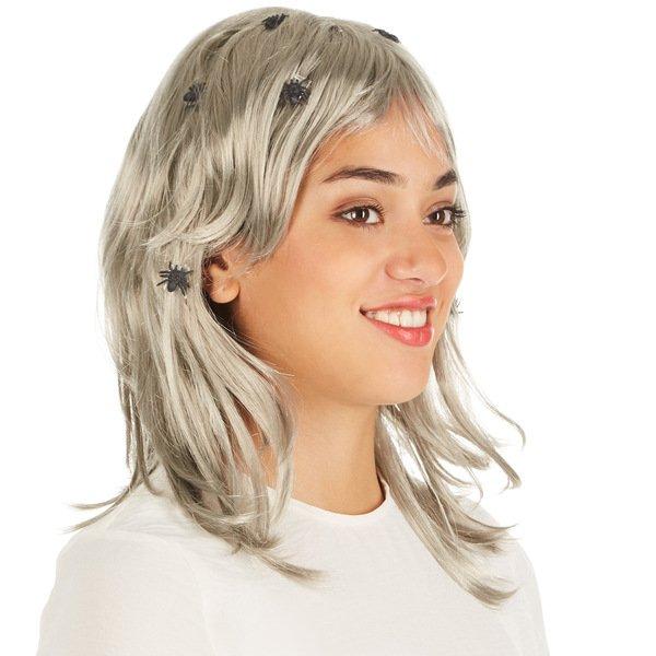 Tectake  Perücke Granny Style Spinne 