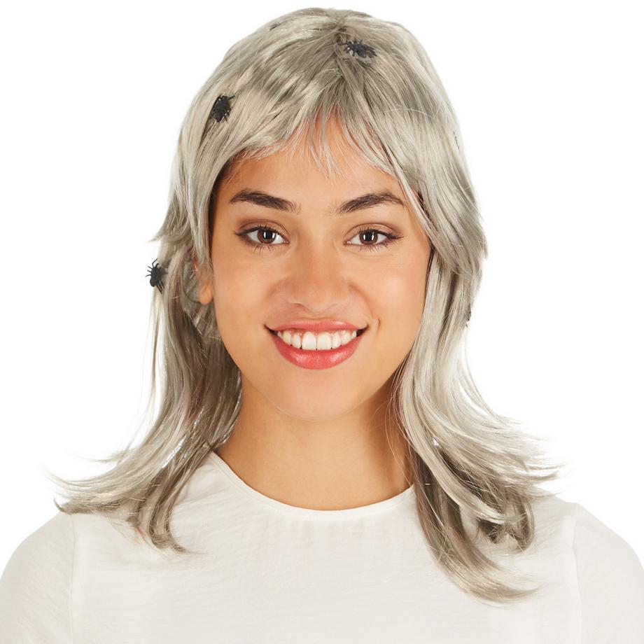 Parrucca Stile nonna con ragni