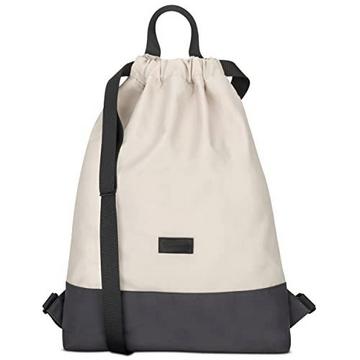 Gym Bag Sand Grey - No 7 - Sac à dos pour le sport et le festival - sac à dos petit avec poche intérieure - poche extérieure pour un accès rapide