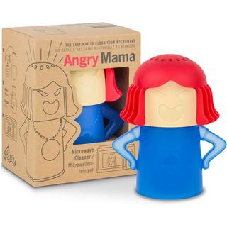 Angry Mama Mikrowellenreiniger Rot + Blau  