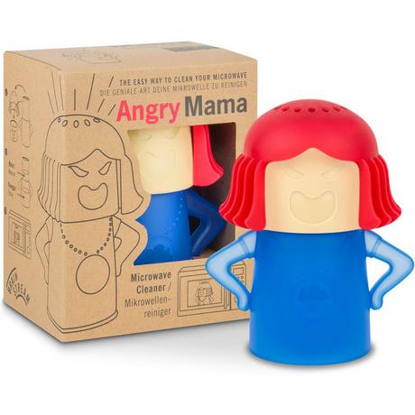 Angry Mama Mikrowellenreiniger Rot + Blau  