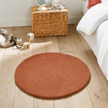 Tapis rond coton tufté